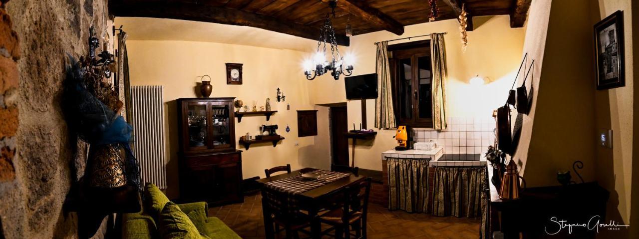 Apartamento La Casa Del Puffo Santa Fiora Exterior foto