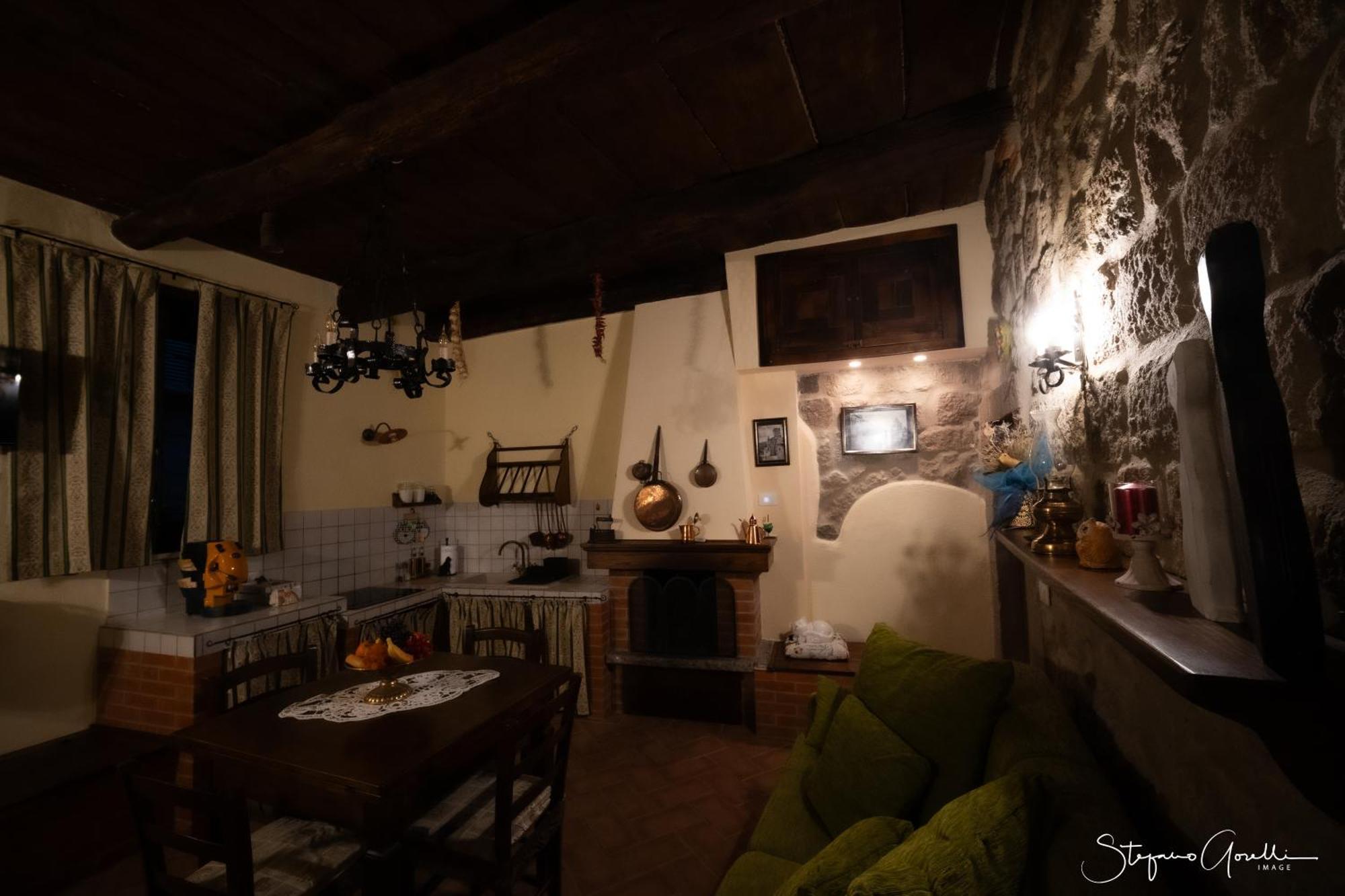 Apartamento La Casa Del Puffo Santa Fiora Exterior foto