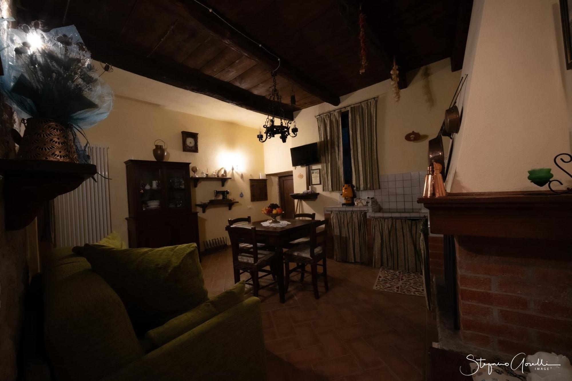 Apartamento La Casa Del Puffo Santa Fiora Exterior foto
